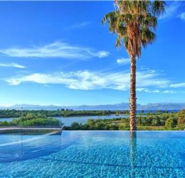 8 Bedroom villa with pool & seaview, near Acharavi, sleeps 16-18